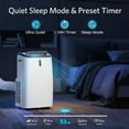 thumbnail image 3 of Moifoi 12000BTU Portable Air Conditioners with Remote Control, 3-in-1 Free Standing Cooling AC Unit with Fan & Dehumidifier, Cools Room up to 550 sq.ft, Smart/Sleep Mode,3 Speed,Auto Swing,24H Timer, 3 of 9
