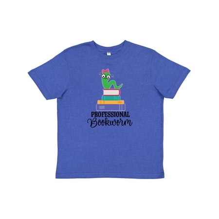 Inktastic Professional Bookworm Gift Youth T-Shirt