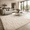Cream White, variant on Ultra Soft Shag Area Rug for Living Room, Machine Washable Plush Carpet with Non Slip Backing, Fluffy Bedroom Rug for Home Decor, 5' x 7'