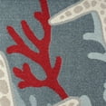 thumbnail image 5 of Home Dynamix Marine Coral Coastal Starfish Indoor/Outdoor Area Rug, Navy Blue/Ivory , 7'10"x10'2", 5 of 11