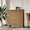 Brown 3399#, variant on Cartman 3-Drawer Small Wooden Dresser, Grey, Metal Handles, Versatile Compact Storage Organizer for Home