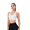White, variant on PPCHVOY Plus Size Sports Bras for Women High Impact Wireless Adjustable Support Yoga Bra Workout Top M-3XL