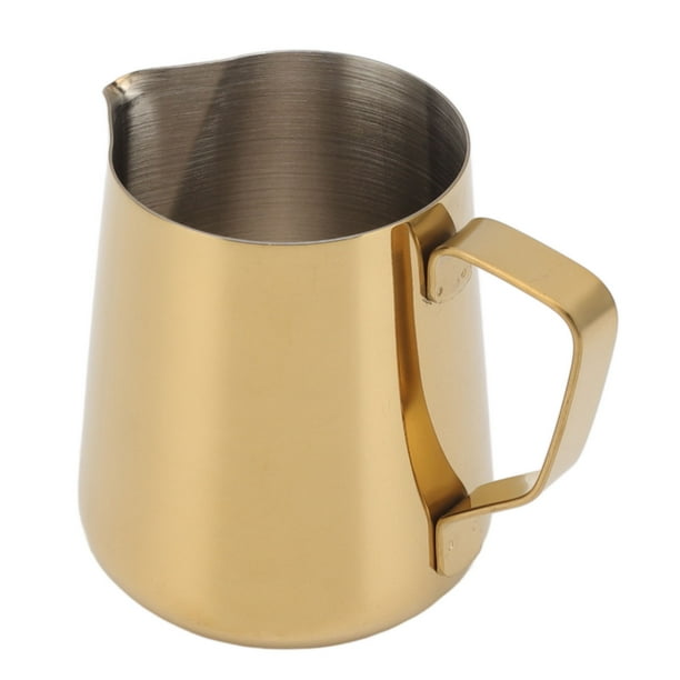 Taza para espumar leche,Jarra para espumar leche Jarra para espumar leche inoxidable Jarra para leche Claridad notable Jadeshay A