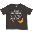 thumbnail image 3 of Inktastic I Love My Mimi to the Moon and Back Boys or Girls Toddler T-Shirt, 3 of 5