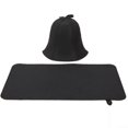 thumbnail image 1 of Felt Sauna Hat for Heat Protection, Scalp and Hair Care, Head and Ear Comfort (1 Set), 1 of 4