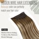 thumbnail image 2 of Extensiones de cabello Sunny Wire Human Hair Brown Ombre 80g, 2 of 7