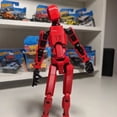 thumbnail image 2 of 1 Juego Robot Multiarticulado Maniquí 3D 13 Figura Acción ( ) Rojo, 2 of 4
