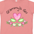 thumbnail image 4 of Inktastic Grammy's Girl- Heart Flowers Girls Toddler T-Shirt, 4 of 5