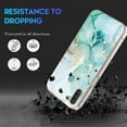 thumbnail image 3 of Compatible with Samsung A11 Case Marble Silicone,Full Body Protection Shockproof Samsung Galaxy A11 Phone Case Thin Hard PC and Soft TPU Pink Cover (Green), 3 of 14