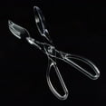 thumbnail image 6 of Crown Display Clear Plastic Deluxe Salad Tongs - 6 Count, 6 of 6