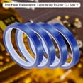thumbnail image 5 of Uxcell Blue Heat Tape, 2 Rolls 18mmx33m 108ft High Temperature Heat Resistant Tape for Sublimation, 5 of 6