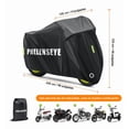 thumbnail image 2 of Funda Motocicleta Impermeable Grueso Cubiertas Para Moto Xxl Modelo Negro, 2 of 4