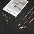 thumbnail image 4 of Round Ring Punk Pants Chain, Belt Wallet Chain with Lobster Clasps for Hip Hop Accessories (Silver Tone), 4 of 8