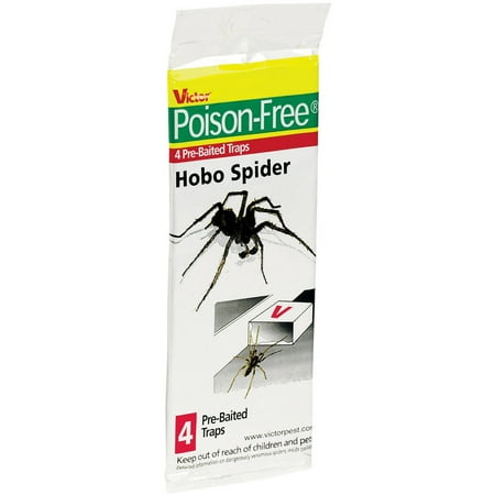 Poison Free M293 Hobo Spider Trap, 4-Count (Best Pesticide For Spiders)