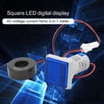 thumbnail image 1 of Ac Voltage Current Display Meter Multifunction Digital Meter Square 3 Digit Display Ac Voltage Current  Testerblue, 1 of 8