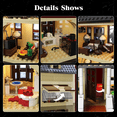 thumbnail image 5 of Ghostface House Building Block Sets Halloween Horror Haunted Mansion Architecture Gift for Kids 8+ and Adults, 5 of 8
