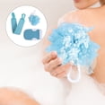 thumbnail image 4 of 3 unids Guantes de ducha para el hogar Toalla de baño Exfoliante Kit de toalla de fanbing, 4 of 5