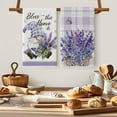 thumbnail image 2 of 4 Pcs Sunflower Kitchen Towels, 18 x 26 Inch Watercolor Floral Decorative Tea Towels, Sunshine Farmhouse Home Absorbent Kitchen Dishcloth Fast Drying for Cooking (Sunflower), 2 of 6