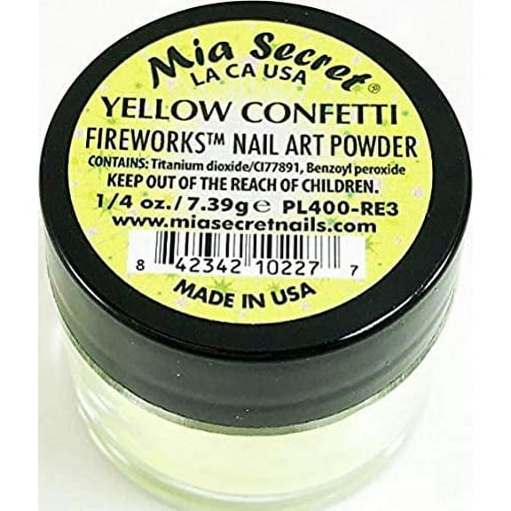 MIA SECRET (PL400-RE3) - Yellow Confetti (FIREWORKS)