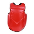 thumbnail image 3 of Lipstore Karate Chest Guard Beginner Gift Sanda Ergonomic Design PU Rib Shield Armour S, 3 of 8