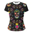 thumbnail image 1 of Playera/ Blusa Mujer Terror Halloween Calavera Full Print, 1 of 3