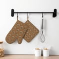 thumbnail image 6 of DouZhe Oven Mitts and Pot Holders Sets, Ins Hip Hop Style Graffiti Prints Non-Slip Heat Resistant Kitchen Oven Silicone Glove, 6 of 7