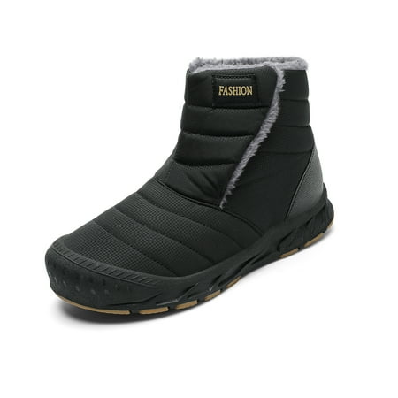 

KOFUBOKE Men s Snow Boots Winter Shoes Waterproof and Non-slip to keep Warm Weather Shoes