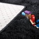 thumbnail image 4 of Alfombra Noahas Fluffy Shaggy Fuzzy 120 x 160 cm negra para dormitorio, 4 of 7