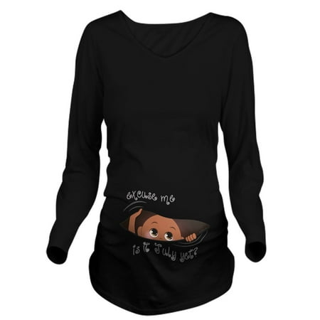 

CafePress - Funny Maternity Peek Long Sleeve Maternity T Shirt - Long Sleeve Maternity T-Shirt