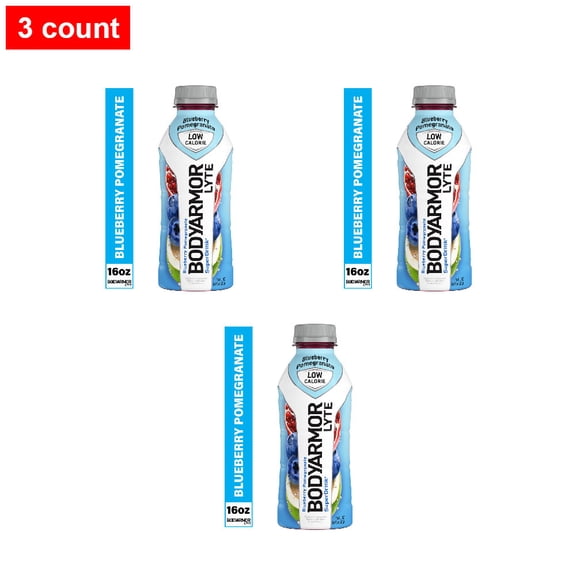 BODYARMOR Lyte Blueberry Pomegranate Sports Drink Bottle 16 fl oz - 3 count