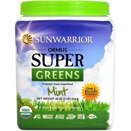 Sunwarrior Ormus Super Greens Organic Mint -- 1 Lb