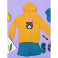 thumbnail image 3 of Hello Bear Hoodie Juniors -Image by Shutterstock,  x-Large, 3 of 4