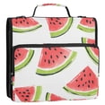 thumbnail image 5 of FORMRS Zipper Binder with Shoulder Strap 2-inch Ring 500 Sheet Capacity File Bag, Cartoon Watermelon, 5 of 5