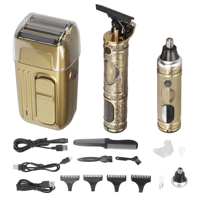 Rechargeable Hair Trimmer,3 in 1 Electric Rechargeable Nose Clipper Cordless Beard Clipper Proven Performance