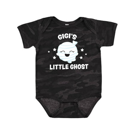 

Inktastic Cute Gigi s Little Ghost with Stars Gift Baby Girl Bodysuit