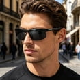 thumbnail image 3 of Polarized Photochromic Sunglasses Auto Light Changing Glasses Anti Glare Day Night Driving Shades For Cycling Fishing Outdoor Sports(Black-15Cm), 3 of 3