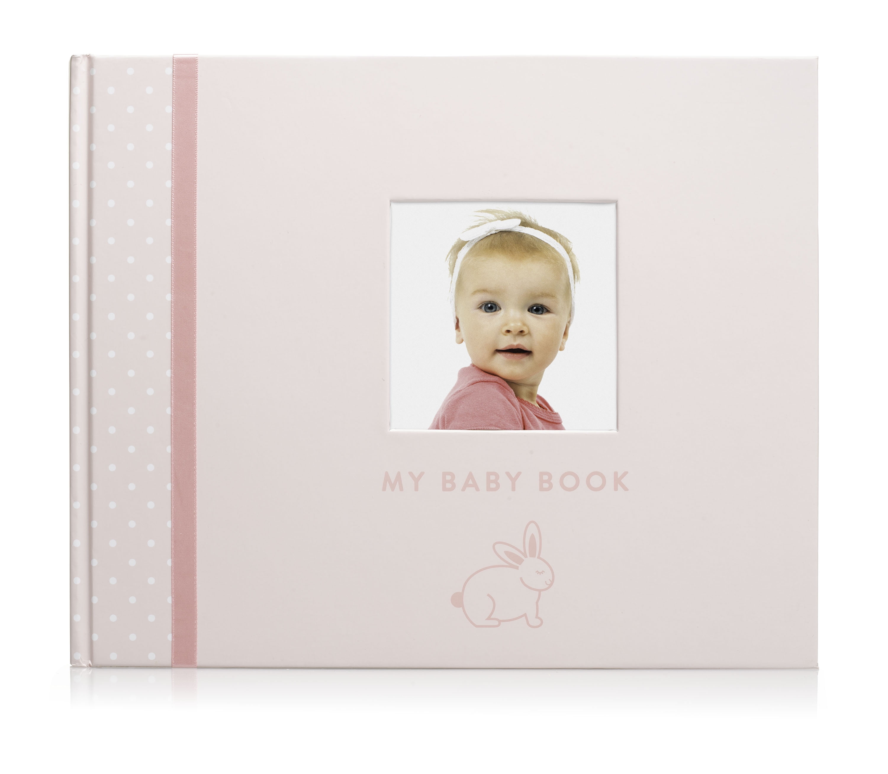 Baby Shower Gift Pink Little Blossoms by Pearhead Welcome Sweet Baby Memory Book with Clean-Touch Baby Safe Ink Pad 