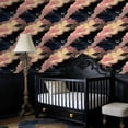 thumbnail image 2 of Dreamy Baroque Peel and Stick Wallpaper Timeless Celestial Swirling Clouds Soft Lighting Wall Mural 17.7in x 9.8ft Self Adhesive Removable Wall Paper Renter Friendly Wallpaper for Girls Kids Bedroom, 2 of 8