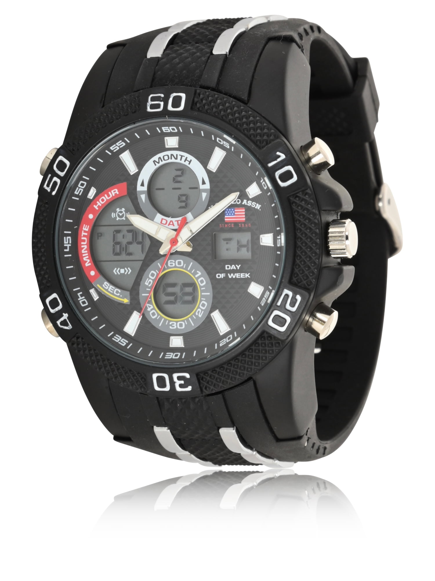 U.S. Polo Assn. Adult Male Analog/Digital Watch in Gun Metal U.S. Polo Assn. Adult Male Analog/Digital Watch in Gun Metal