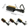 thumbnail image 3 of Soidarity Cepillo de limpieza de palos de Golf de plástico, cepillos de ranura de doble cara de mano, accesorios de herramientas de de Golf Rojo, 3 of 6
