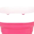 thumbnail image 2 of Collapsible Paint Brush Washer Professional Thickened Bottom Silicone Paint Brush Bucket for Beginners with Scrubbing Board Red, 2 of 3