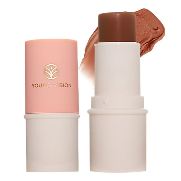 YOUNG VISION, 1 unidad, 6,8g, colorete en barra en crema, maquillaje multifuncional, barra perezosa, lápiz labial sólido, sombra de ojos