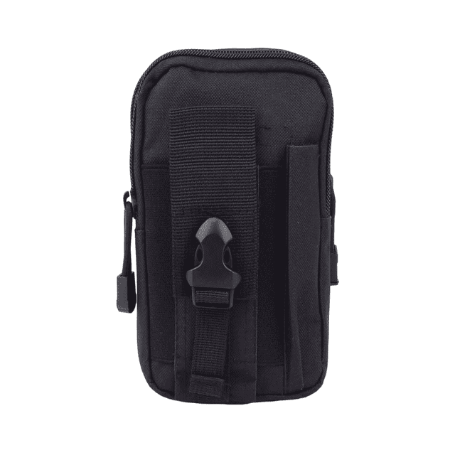 Funda Tactica Molle Para Mochila Cinturon Fornitura, Color Negro