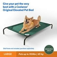 thumbnail image 3 of Coolaroo Housse de Remplacement pour Lit Surélevé pour Animaux, Grand, Vert Brunswick, 3 of 5