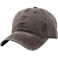 thumbnail image 1 of LinYooLi Casquette de Baseball Rétro Unie pour Femmes Hommes Sensation Denim Tendance Chapeau Crâne Réglable Toutes Saisons Décontracté, 1 of 5