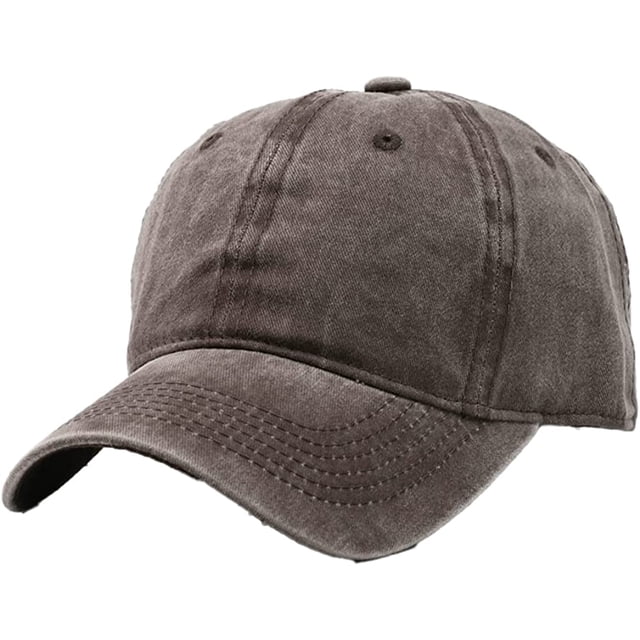 LinYooLi Casquette de Baseball Rétro Unie pour Femmes Hommes Sensation Denim Tendance Chapeau Crâne Réglable Toutes Saisons Décontracté