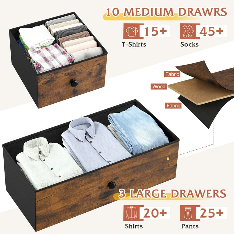 Large Custom Wood Drawer Organizer