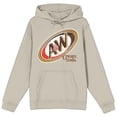 thumbnail image 4 of A&W Logo Art Adult Natural Long Sleeve Hooded Sweatshirt-XL, 4 of 7