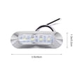 thumbnail image 2 of Miangastore Side Marker Light All Weather Protection 4Pcs 3.7X1.3X0.4In, 2 of 8