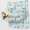thumbnail image 6 of Naloa Poodle Playing Skateboard Dog Blanket, 3 Sizes Cat Blanket for Indoor Cats Large Medium Small Dog Gifts-Large, 6 of 8
